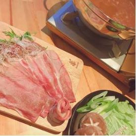 Sukiyaki meat course