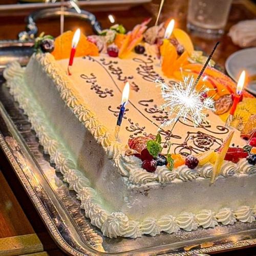 在AO舉辦更高級的慶祝活動...6000日圓套餐（含蛋糕）