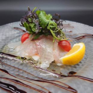 本日のお魚カルパッチョ