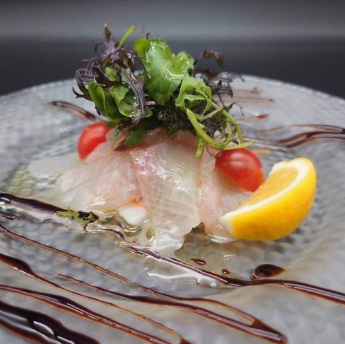Today's fish carpaccio