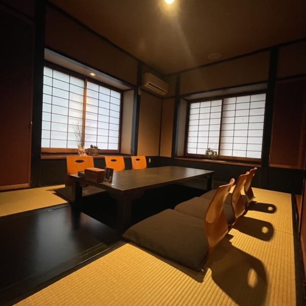 The private tatami room with digging specifications is a seat that can be used in various situations.It is perfect not only for family use such as ceremonies and ceremonies, but also for wedding meetings and wedding meals.Please spend your precious time at our shop.