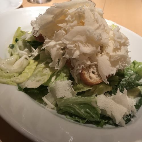 Grana Padano cheese Caesar salad