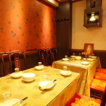 Private room for 6 to 12 people! Even with a small number of people, I am happy that you can enjoy delicious Chinese food in a calm atmosphere of a completely private room ♪
