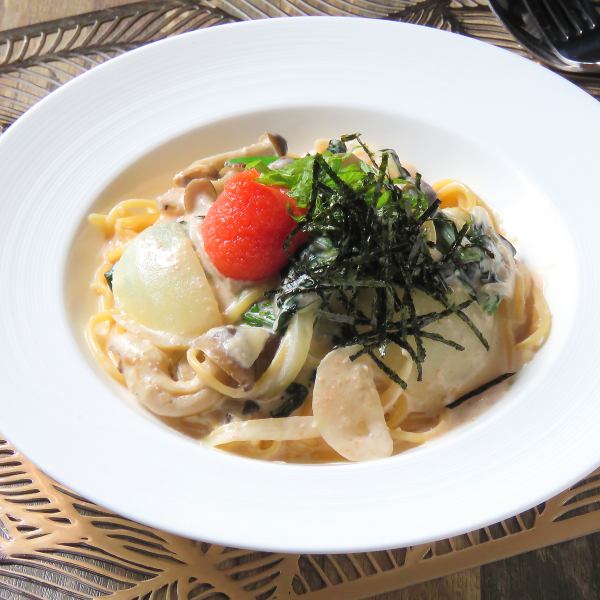 Recommended is "Mentaiko Cream Pasta"