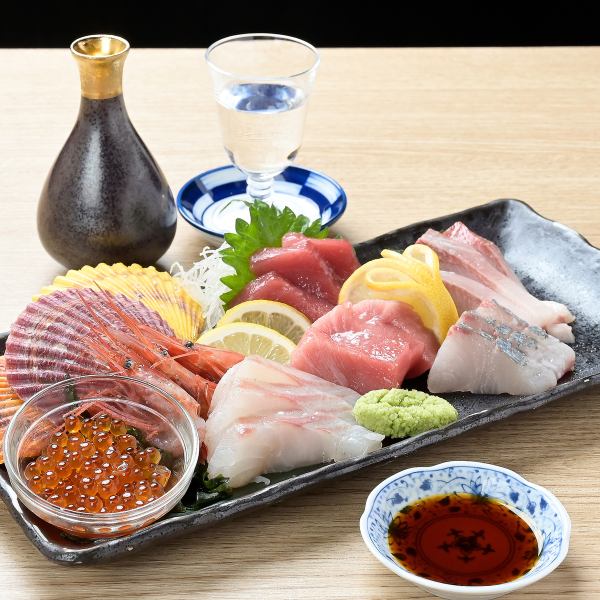 特色！生藍鰭鮪魚什錦（中生藍鰭鮪魚、紅肉、鯛魚）