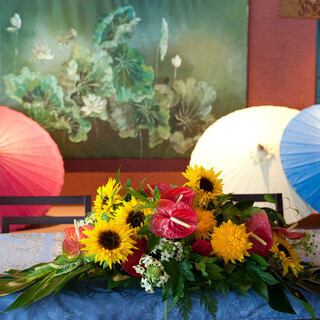 ベトナム料理で一味違った思い出に残るパーティーはいかがでしょうか？料理内容、予算などお気軽にお問合せくださいませ。プロジェクター、スクリーン、マイク完備しております。