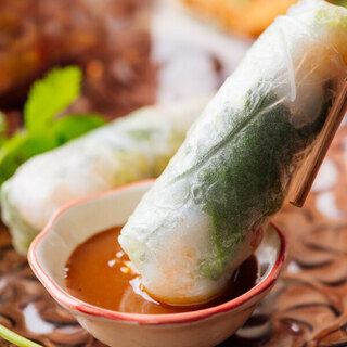 【2名様～OK】お料理6品と食後のベトナムコーヒー or 蓮茶付き 『スタイリッシュコース』