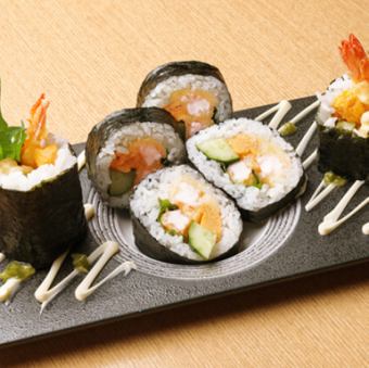 shrimp tempura roll sushi