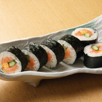 salmon roll sushi