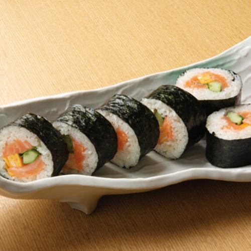 salmon roll sushi