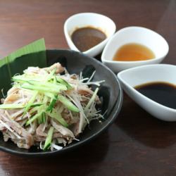 Freshly caught in the morning! Pork gut sashimi