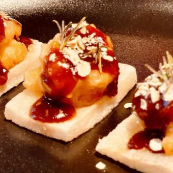 忘新年会東銀座店限定【迎春コース】全9品　2時間飲み放題付き　5500円(税込)