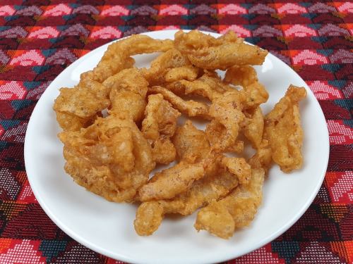 Fried chicken skin