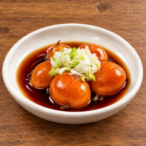 Soy sauce marinated egg yolks