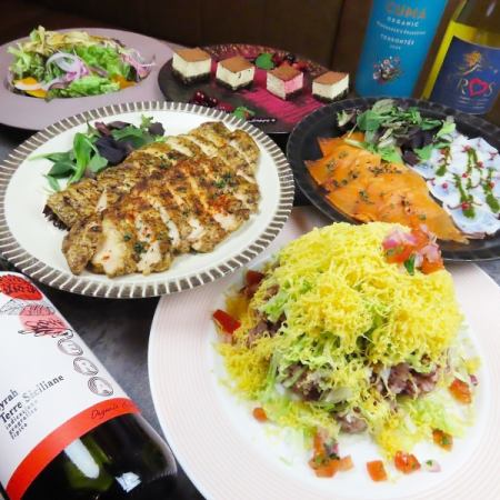 【大人気１月迄貸切コース16名から幹事１名様無料】１5名様からご予約可能！2h飲み放題＋全７品