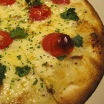 Anchovy and cherry tomato pizza