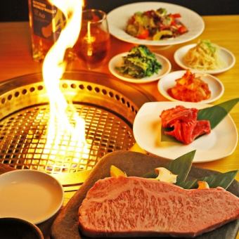 [All-you-can-eat] Enjoy luxurious dishes including domestic beef, pork, chicken, offal, and seafood! Affordable and delicious all-you-can-eat B plan