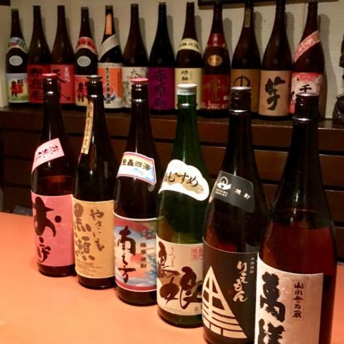We have abundant sake, shochu, plum wine ◎