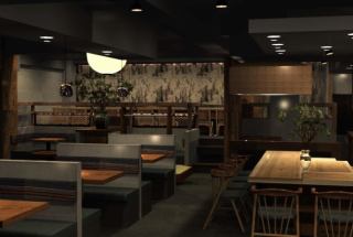 We have a table seating area for four people with a warm, inviting wood texture.The sophisticated, modern Japanese space is perfect for meals with friends and family.The seats are spaced comfortably apart, allowing you to enjoy a relaxed conversation without worrying about those around you.Enjoy our signature dishes and fine wines while spending a truly special time.