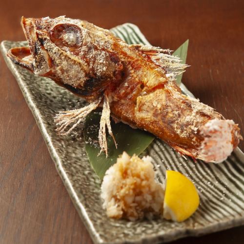 キンキの塩焼き