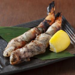 海老の肉巻き
