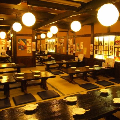 The largest Hiroshi Kashihiki can accommodate up to 70 people! Recommended for banquets