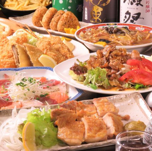 All-you-can-drink all-you-can-drink Manpuku course 4000 yen (9 dishes)