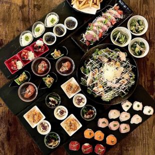 【ロング女子会】お料理12種6品！クーポンでフローズンサワー付180分飲み放題付4500円