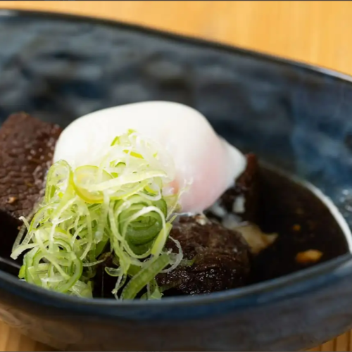 とろとろ牛角煮 ～濃厚温玉のせ～/海老とチーズの手作りさつま揚げ