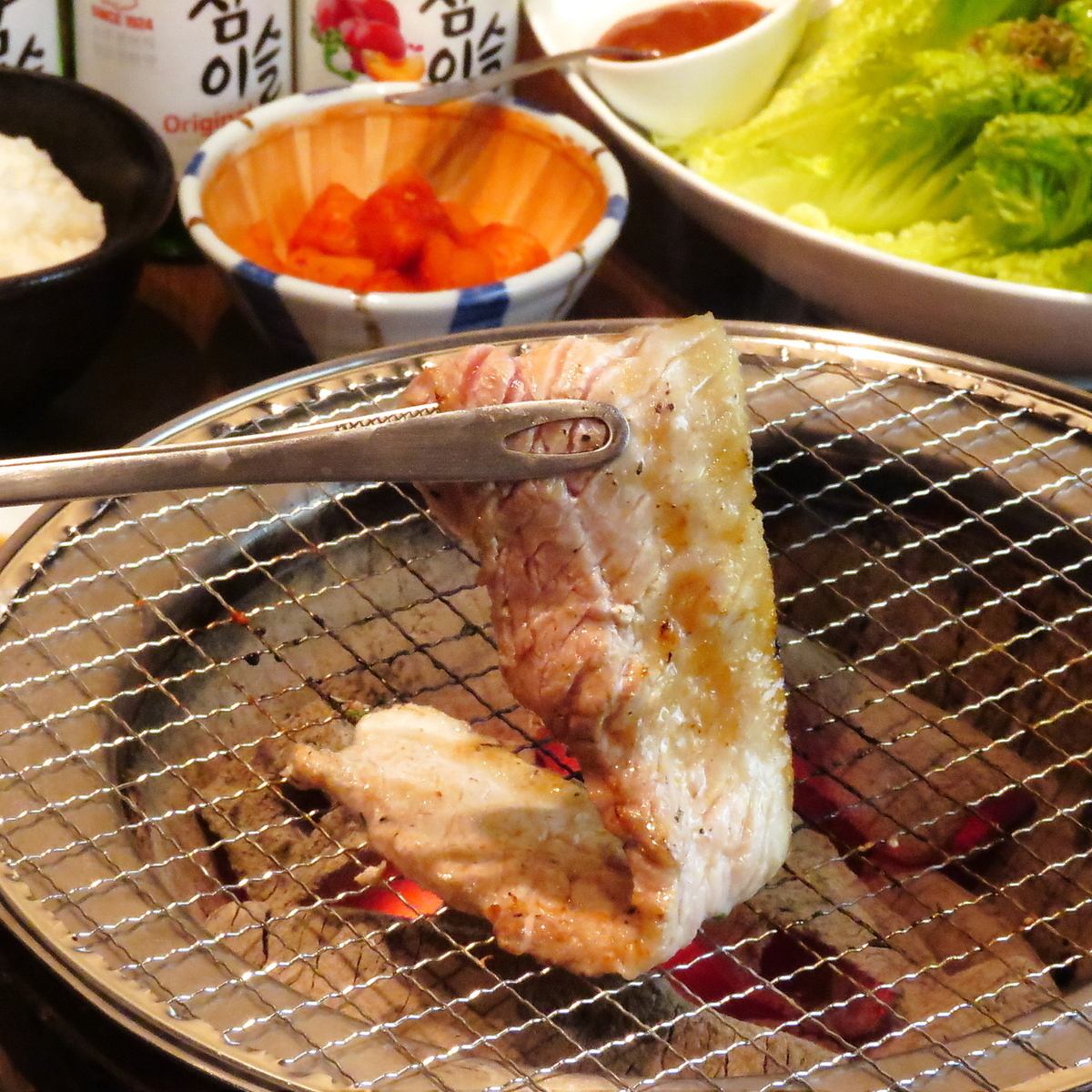 韓国×焼肉！サムギョプサル食べ放題スタート★