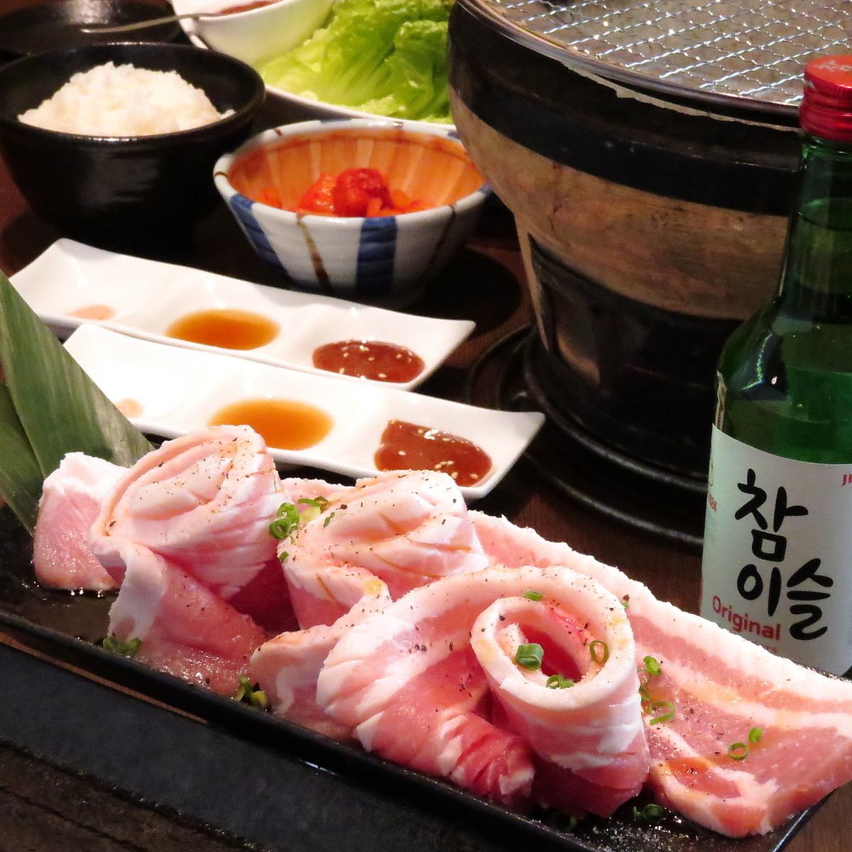 韓国×焼肉！サムギョプサル食べ放題スタート★