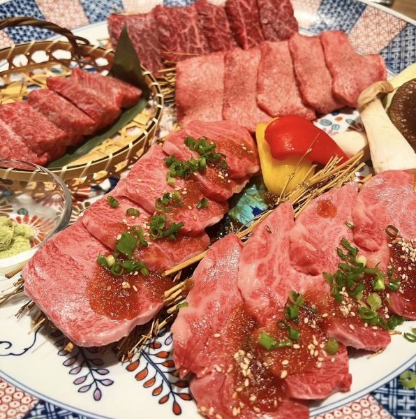 [High-quality yakiniku at a good cost performance with set menus and all-you-can-drink] At our restaurant, you can enjoy high-quality meat at a great price!