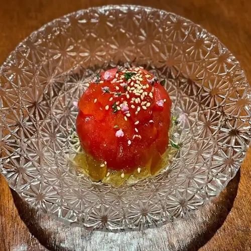 出汁トマト 土佐酢ピュレ