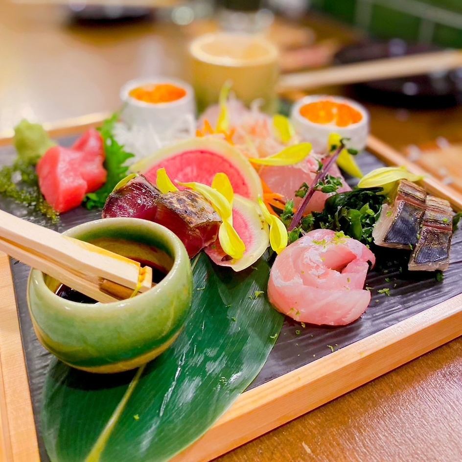 日本酒やワインとの相性抜群◎鮮魚を使った肴をご堪能頂けます！