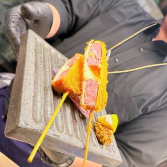 厚切りハムカツ