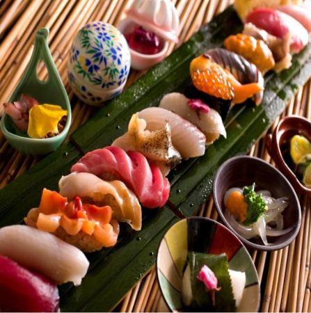 Please enjoy the gem of sushi at the restaurant in the corner of Tsukiji that retains the atmosphere of the downtown area of "Hidetoku Ganso".