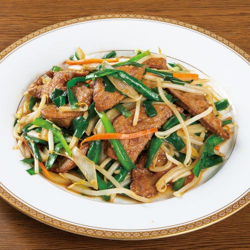 Stir-fried liver and chives
