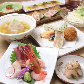 【ちょっと贅沢コース】全10品5500円(税込)