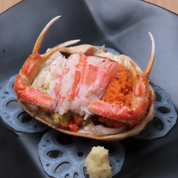 《金沢の冬の味覚》香箱カニ