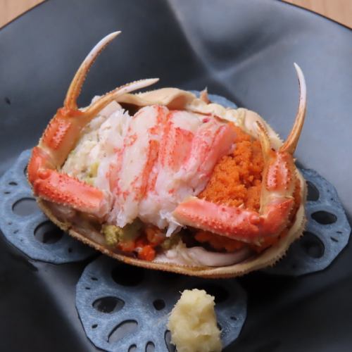 《金沢の冬の味覚》香箱カニ