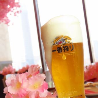 【ランチ昼飲みプラン】15種シュラスコ食べ放題&麒麟ビール4種飲み放題2h5,335円→4,600円