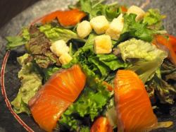 salmon caesar salad