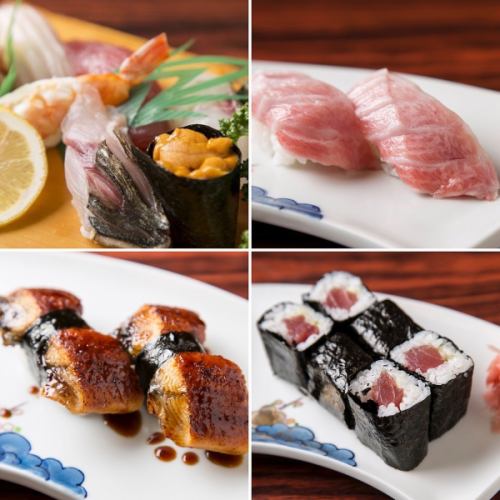 【〆はお寿司で♪】お寿司は1貫100円から！