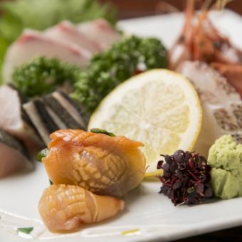 【当店イチオシ！】海鮮満喫コース〈全９品）4,800円