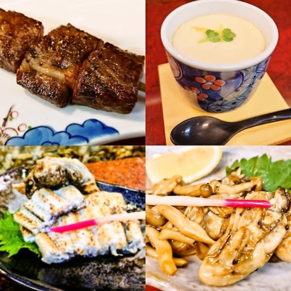 【逸品揃い】とろけるリブロースや牡蠣バター、茶碗蒸しも！