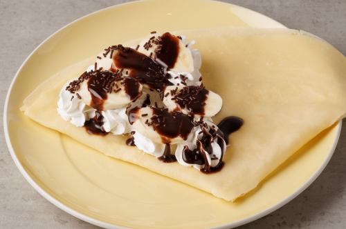 Crepes are also popular.