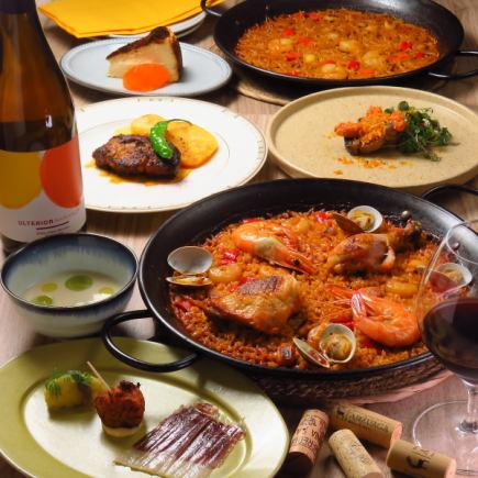 스페셜 코스 <전7품> 8250엔(부가세 포함)