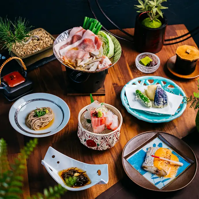 お料理のみ】山家鍋がメイン！自慢の創作和食を愉しむ『特製山家鍋