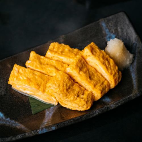Specially made rolled egg