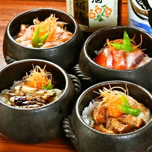 4 types of claypot rice made with carefully selected ingredients